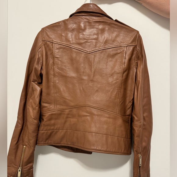 Massimo Dutti leather jacket - Picture 2 of 5